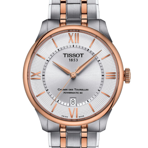 Tissot Chemin Des Tourelles Powermatic 80 Mens Multicolour Watch T1398072203800 Stainless Steel - One Size