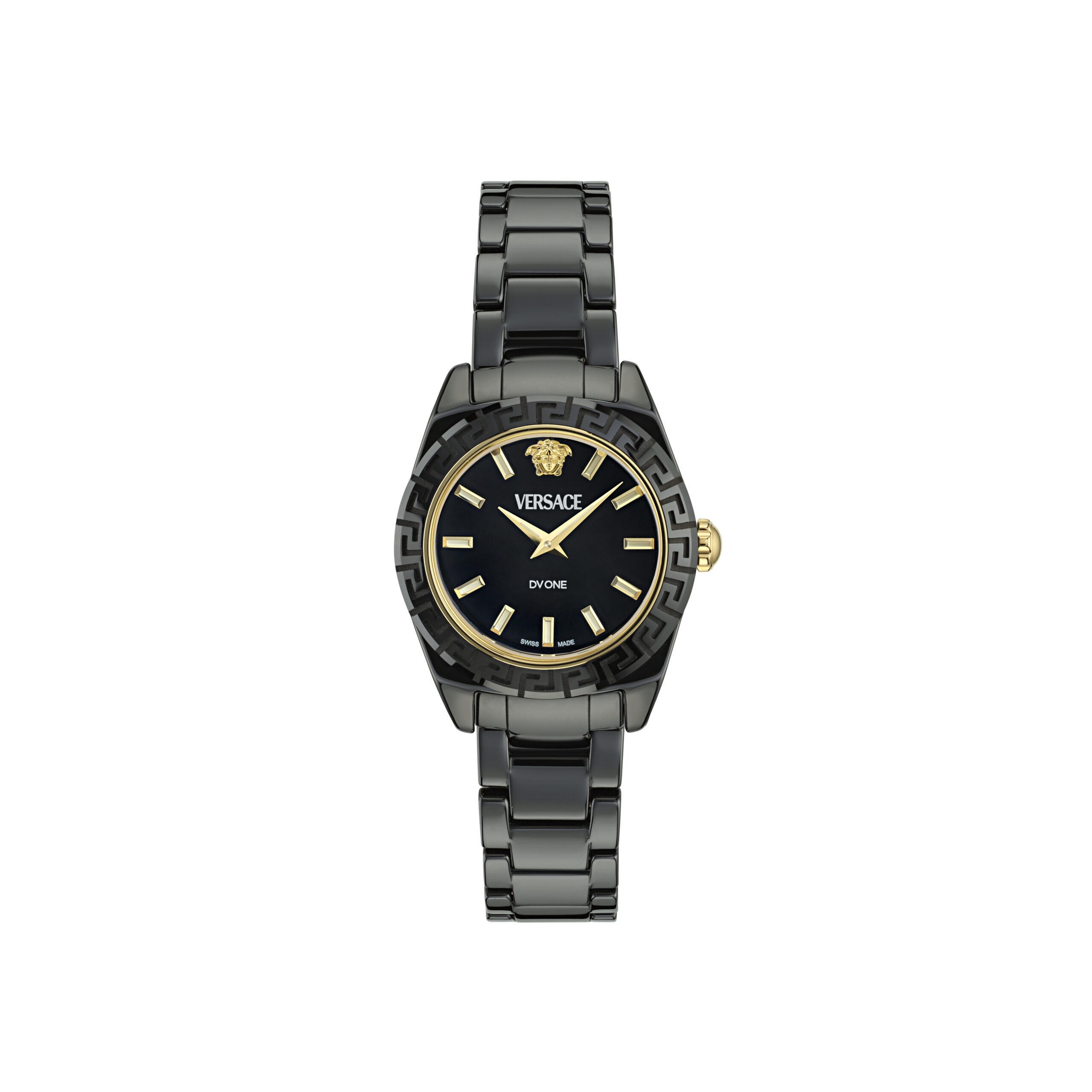 Versace Dv One Mini Womens Black Watch VE9F00124 Ceramic - One Size