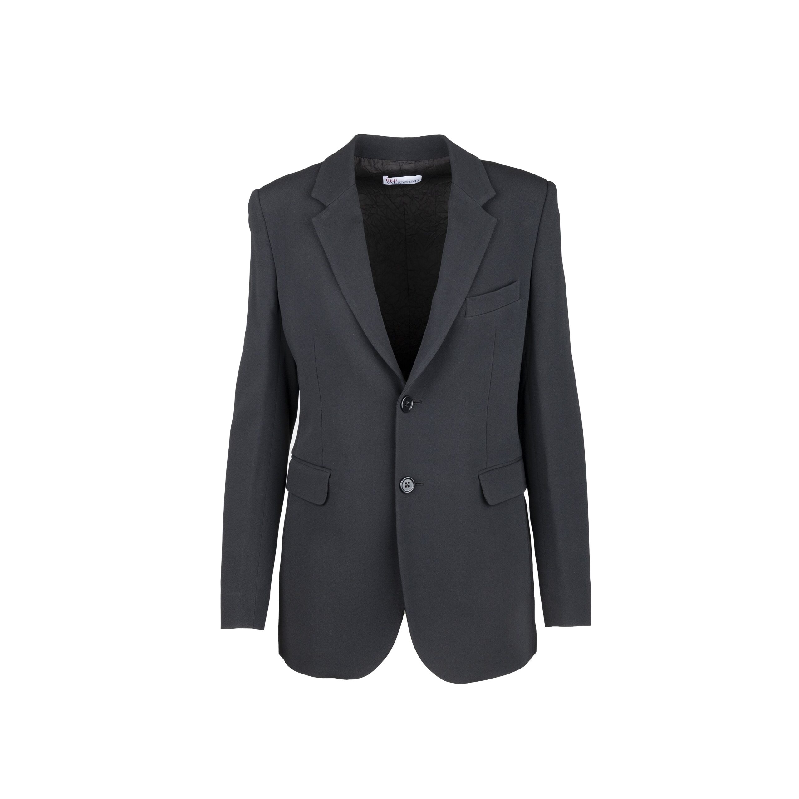 Valentino Pre-owned Womens Red Classic Blazer - '10s - Black - Size EU 40 (Womens)