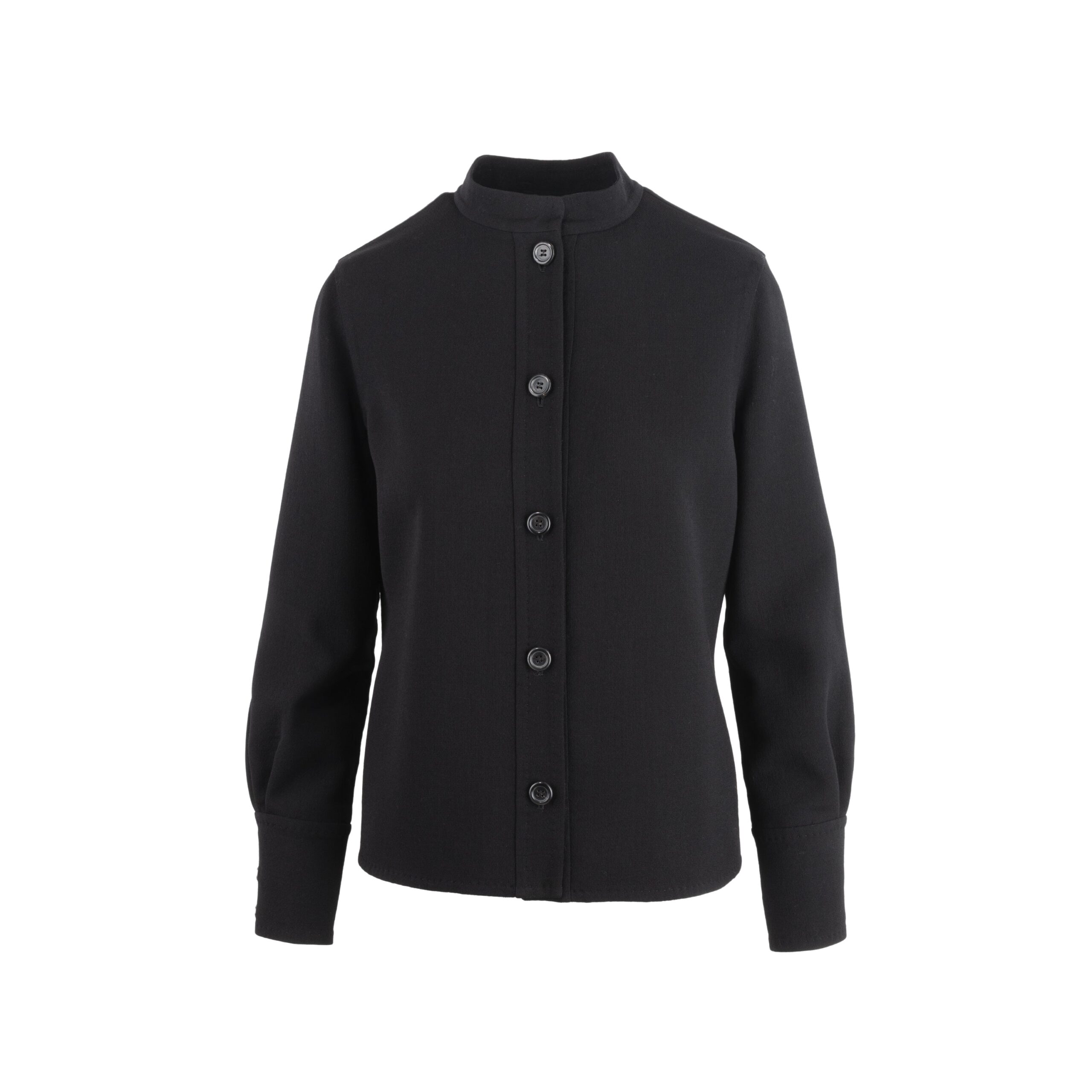 Yves Saint Laurent Pre-owned Womens Korean Style Jacket - '00s - Black Wool - Size EU 40 (Womens)