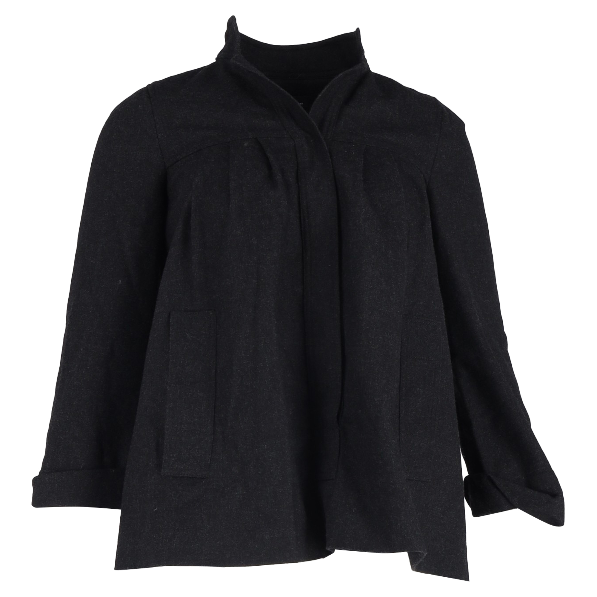 Isabel Marant Pre-owned Womens Hidden Button Jacket in Black Wool - Size 8 UK