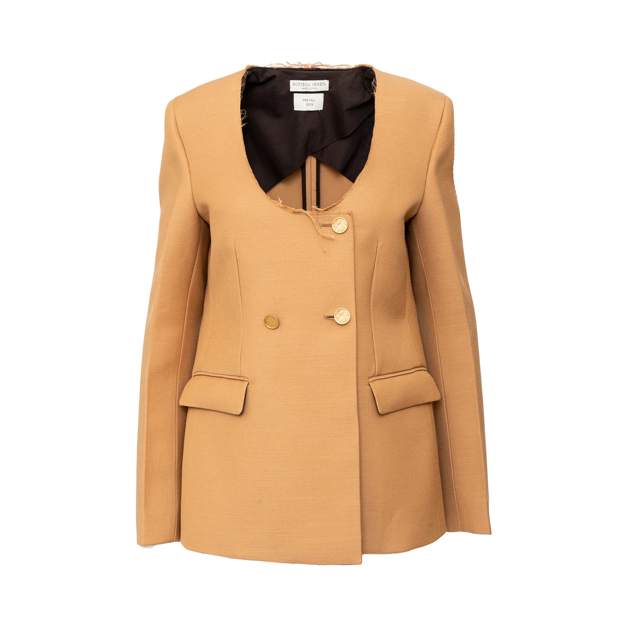 Bottega Veneta Pre-owned Womens Jacket - '20s - Brown - Size EU 38 (Womens)