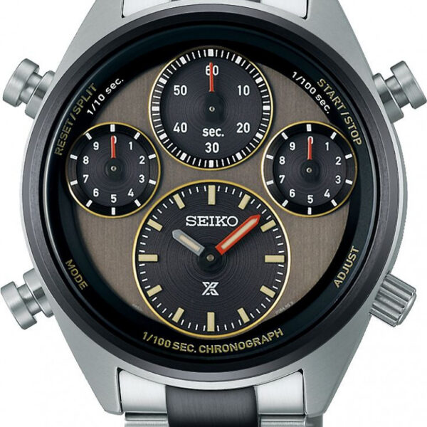 Seiko SFJ005P1 Mens Prospex Speedtimer Watch - Silver Stainless Steel - One Size