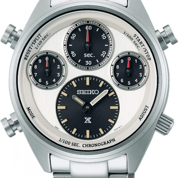 Seiko SFJ009P1 Mens Prospex Speedtimer Watch - Silver Stainless Steel - One Size