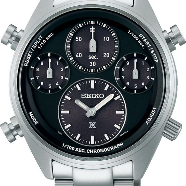 Seiko SFJ003P1 Mens Prospex Speedtimer Watch - Silver Stainless Steel - One Size
