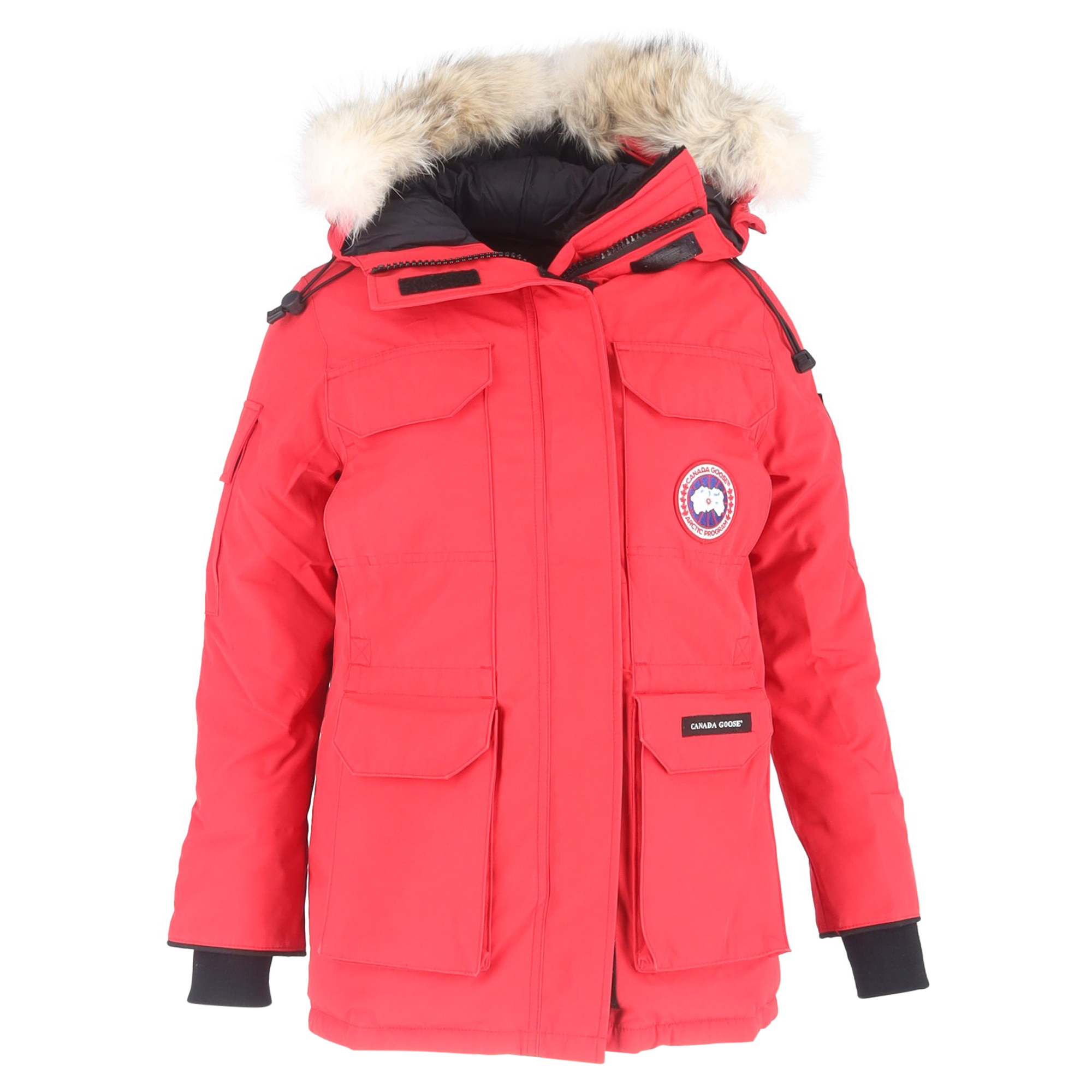 Canada Goose Pre-owned Womens Expedition Parka Fusion Fit in Red - Size X-Small