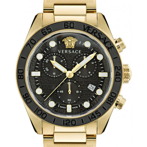 Versace VE6K00523 Mens Greca Dome Watch - Gold - One Size