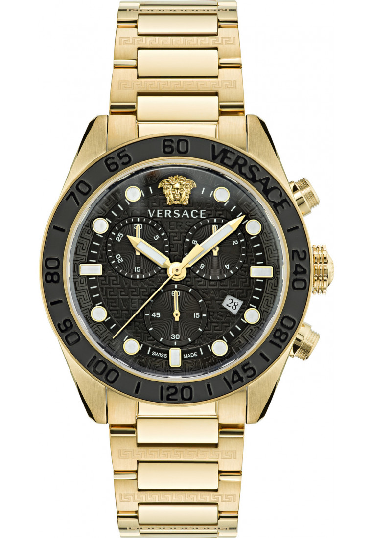 Versace VE6K00523 Mens Greca Dome Watch - Gold - One Size