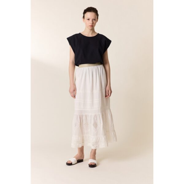 Jinta Embroidered Maxi Skirt