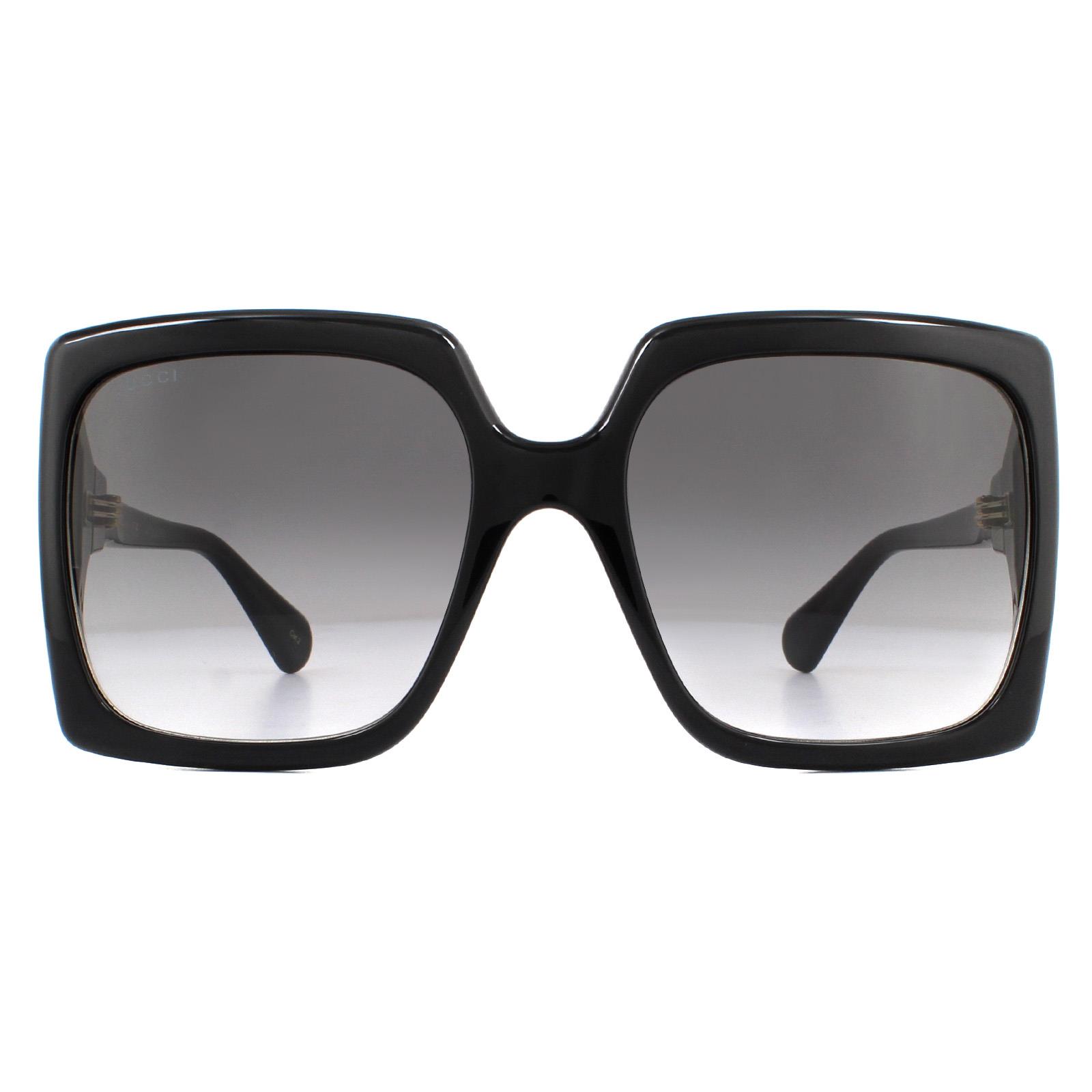 Gucci Womens Sunglasses GG0876S 001 Black Grey Gradient - One Size