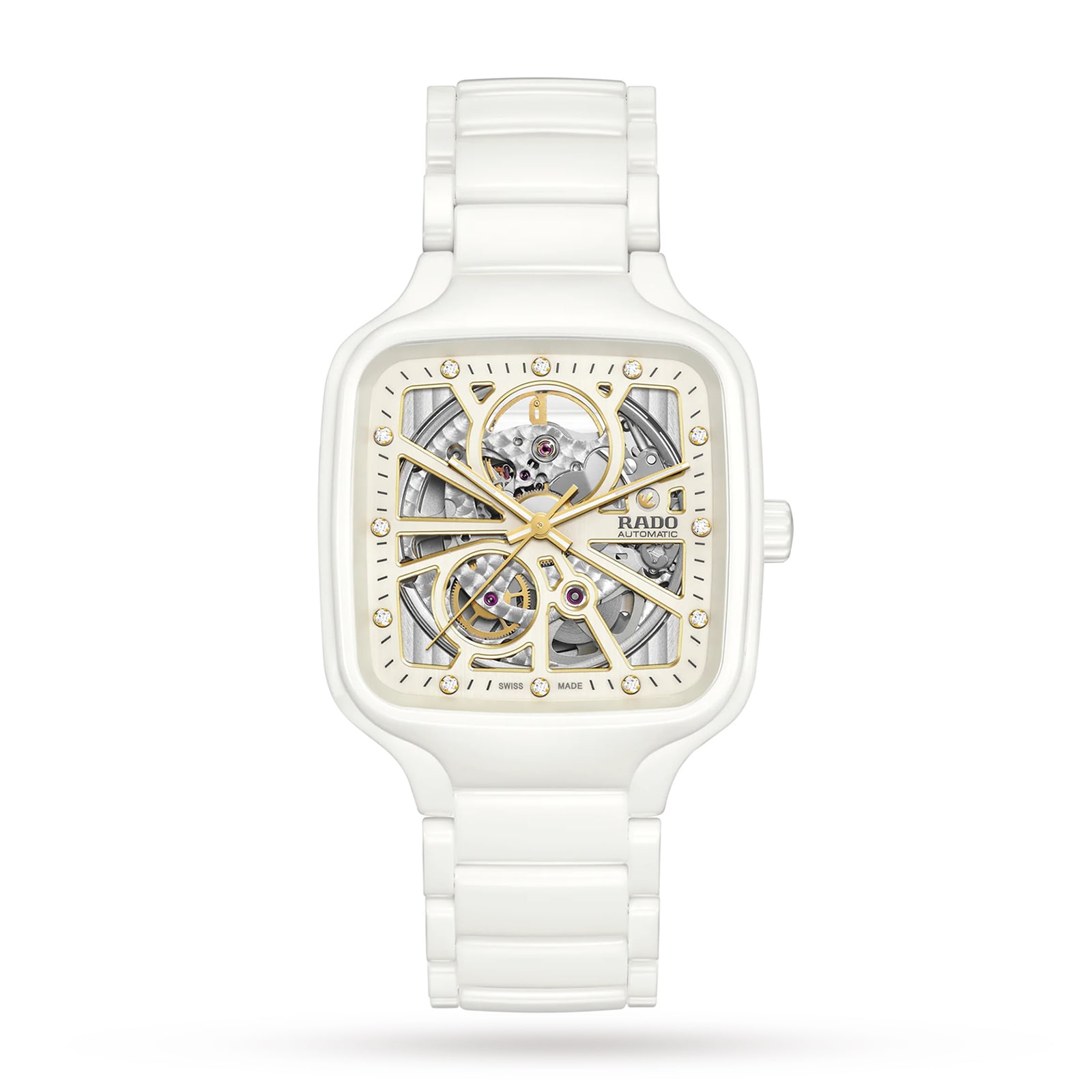 True Square Automatic Open Heart 38mm Unisex Watch