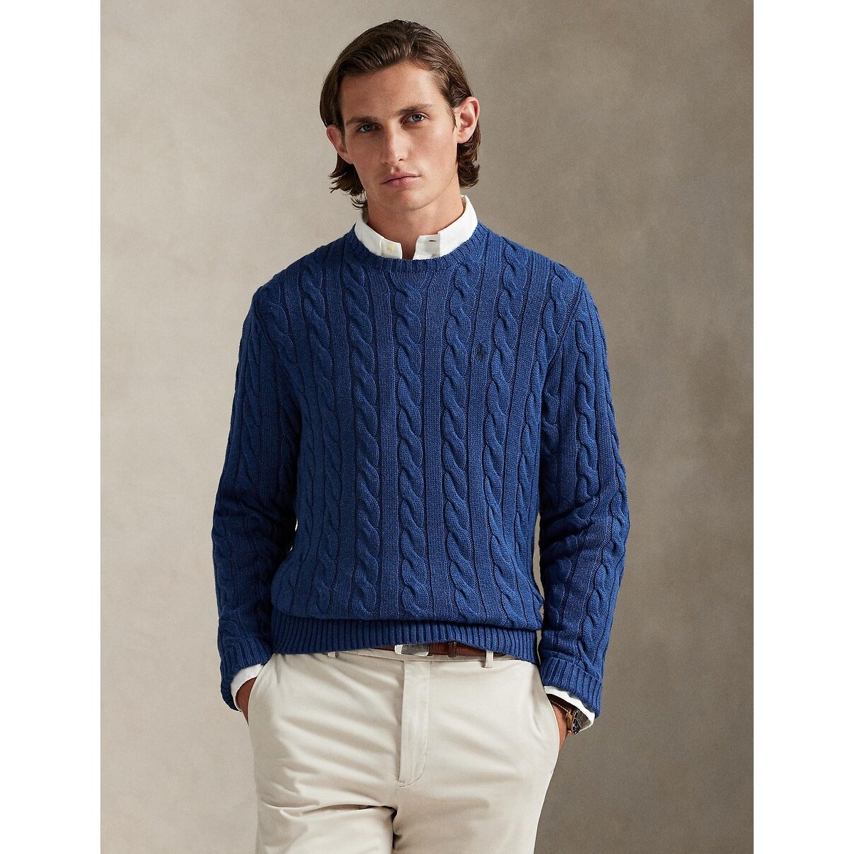 Cable Knit Cotton Jumper