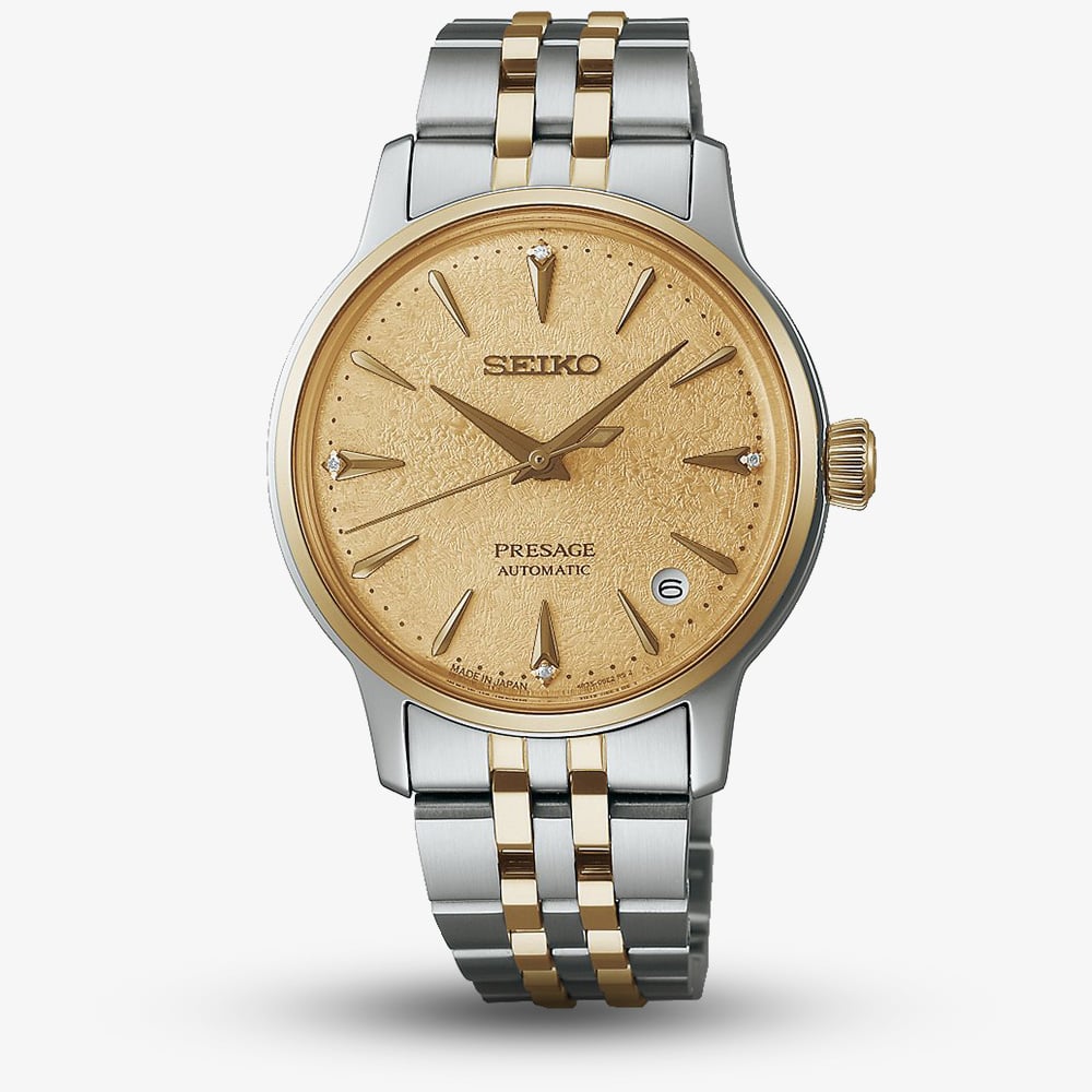 Seiko Ladies Presage Cocktail Time Frozen Daiquiri Diamond Watch SRPL64J1