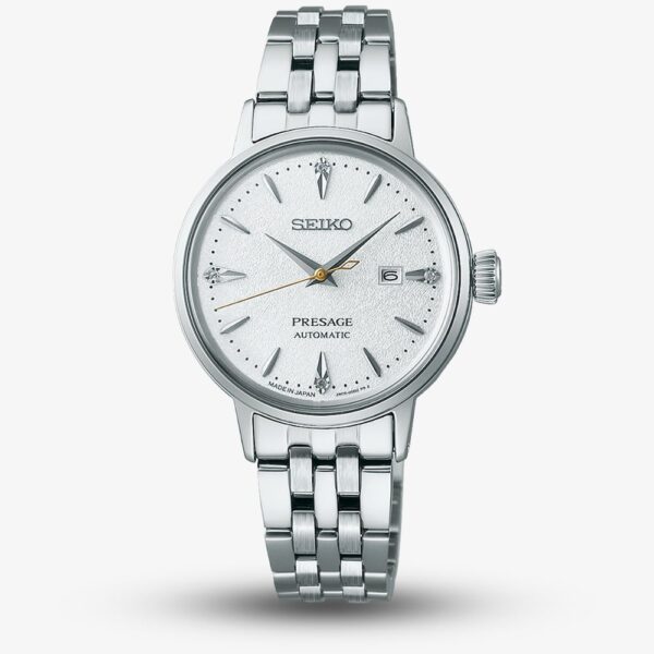 Seiko Ladies Presage Cocktail Time Hot Buttered Rum Diamond Watch SRE017J1