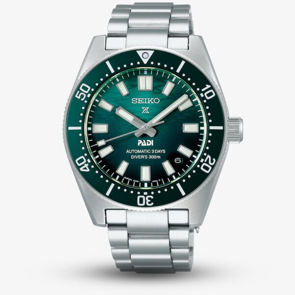 Seiko Mens Special Edition Prospex 1965 Heritage Divers PADI Green Watch SPB501J1
