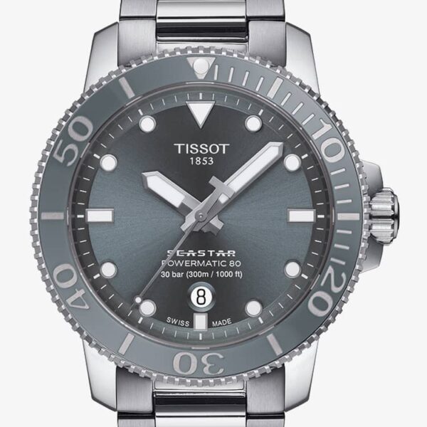 Tissot Mens Grey Seastar Watch T120.407.11.081.01