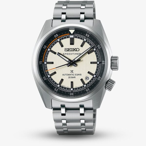 Seiko Mens Prospex Speedtimer 6R Compact Countdown Grey Watch SPB513J1