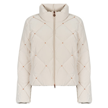 Emporio Armani EA7 WINTER BOMBER JACKET women's Jacket in Beige