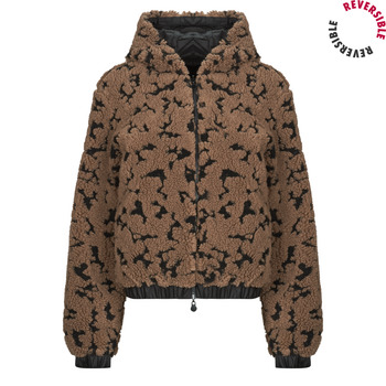 Emporio Armani EA7 TRAIN GRAPHIC SERIES W REVERSIBLE JACKET MEDIUM PADDED - women's Jacket in Brown
