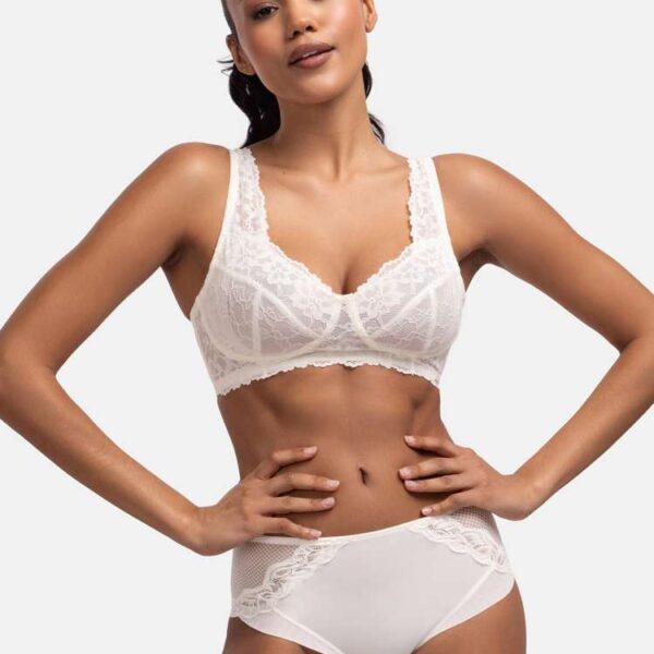 2 PACK PERIOD PANTIES LACE MIDI BRIEF