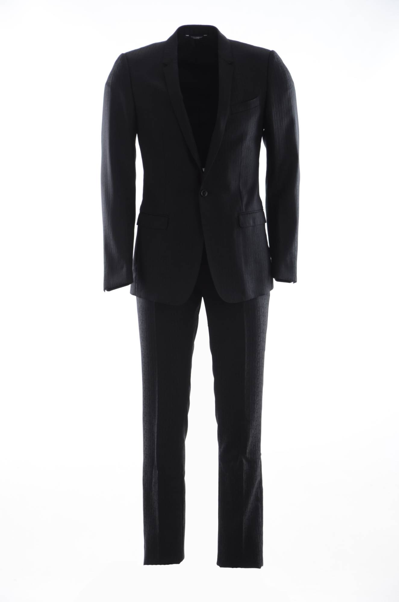 Dolce & Gabbana Mens Men Suit - Black - Size Large