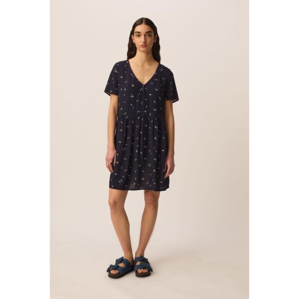 Elarya Printed V-Neck Mini Dress