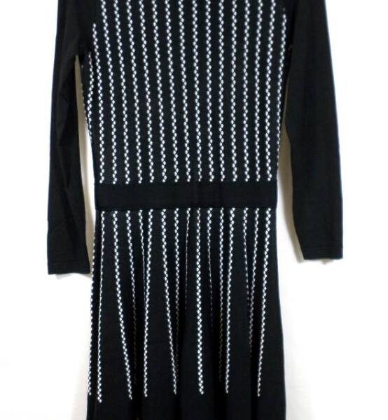 Somerset By Alice Temperley Knitted Dress Black & White Size: 8