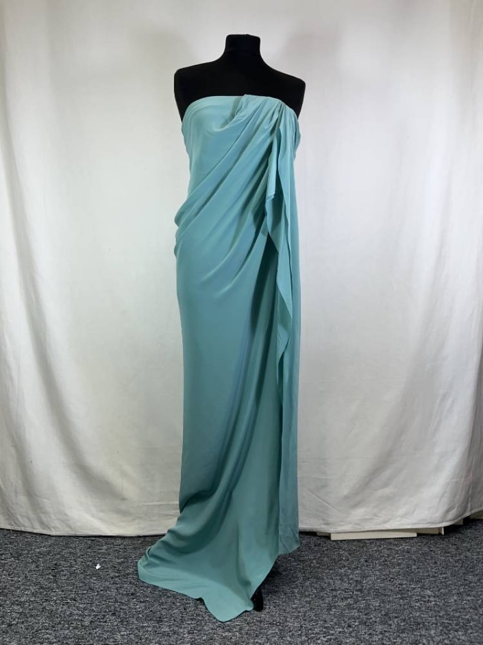 Lavin Strapless Maxi Dress Turquoise Size: 10