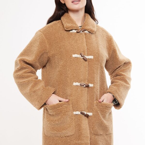 Louche Narimane Borg Duffle Coat - Camel
