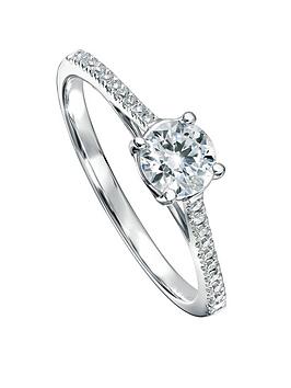 Created Brilliance Margot Created Brilliance 9Ct White Gold 0.50Ct Lab Grown Diamond Engagement Ring