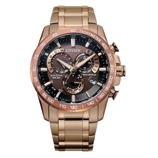Citizen CB5896-54X Perpetual Chronograph A-T Eco-Drive Bracelet Watch - W3731