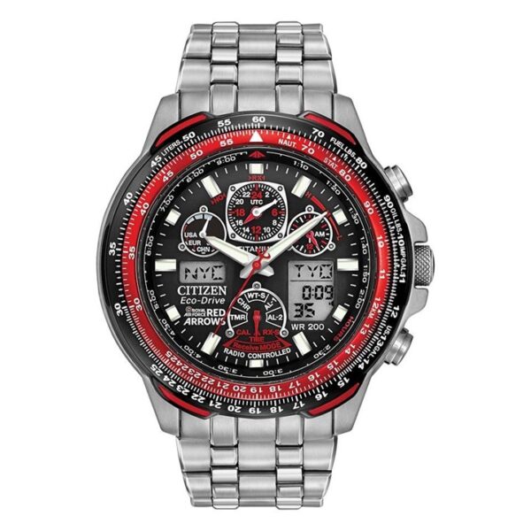 Citizen Red Arrows JY8110-51E Skyhawk A-T Super Titanium™ Bracelet Watch - W3855