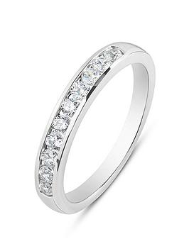 Love Diamond Diamond Eternity Ring G+ Vvs Lab Grown