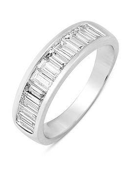 Love Diamond 1.10Ct Baguette Diamond Eternity Ring Lab Grown