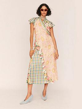 Summery Leni Spliced Wrap Dress
