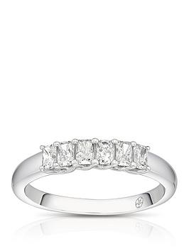 Harriet 14Ct White Gold Radiant Eternity 0.50Ct Lab Grown Diamond Ring