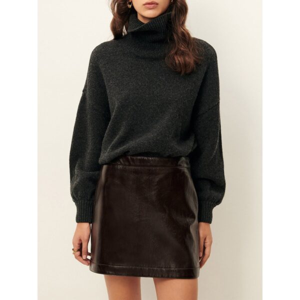 Abby Vinyl Mini Skirt