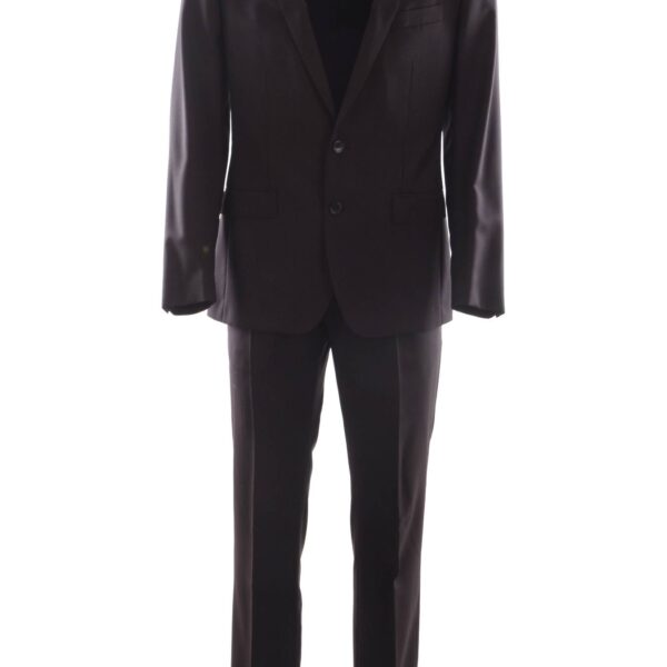 Dolce & Gabbana Mens Maroon Wool Suit Virgin Wool - Size S / IT 46