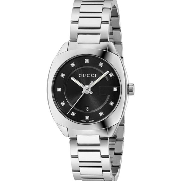 Gucci Womens YA142503 Quartz Ladies Watch - Silver Stainless Steel - One Size