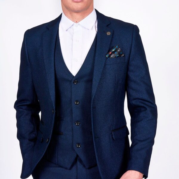 Marc Darcy Callum blue Three Piece Suit