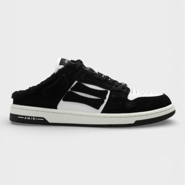 Amiri Women's Skel Low Top Mule Shearling Black | Size: 5