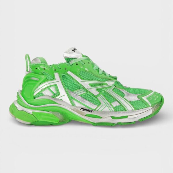 Balenciaga Runners Neon Green White | Size: 7
