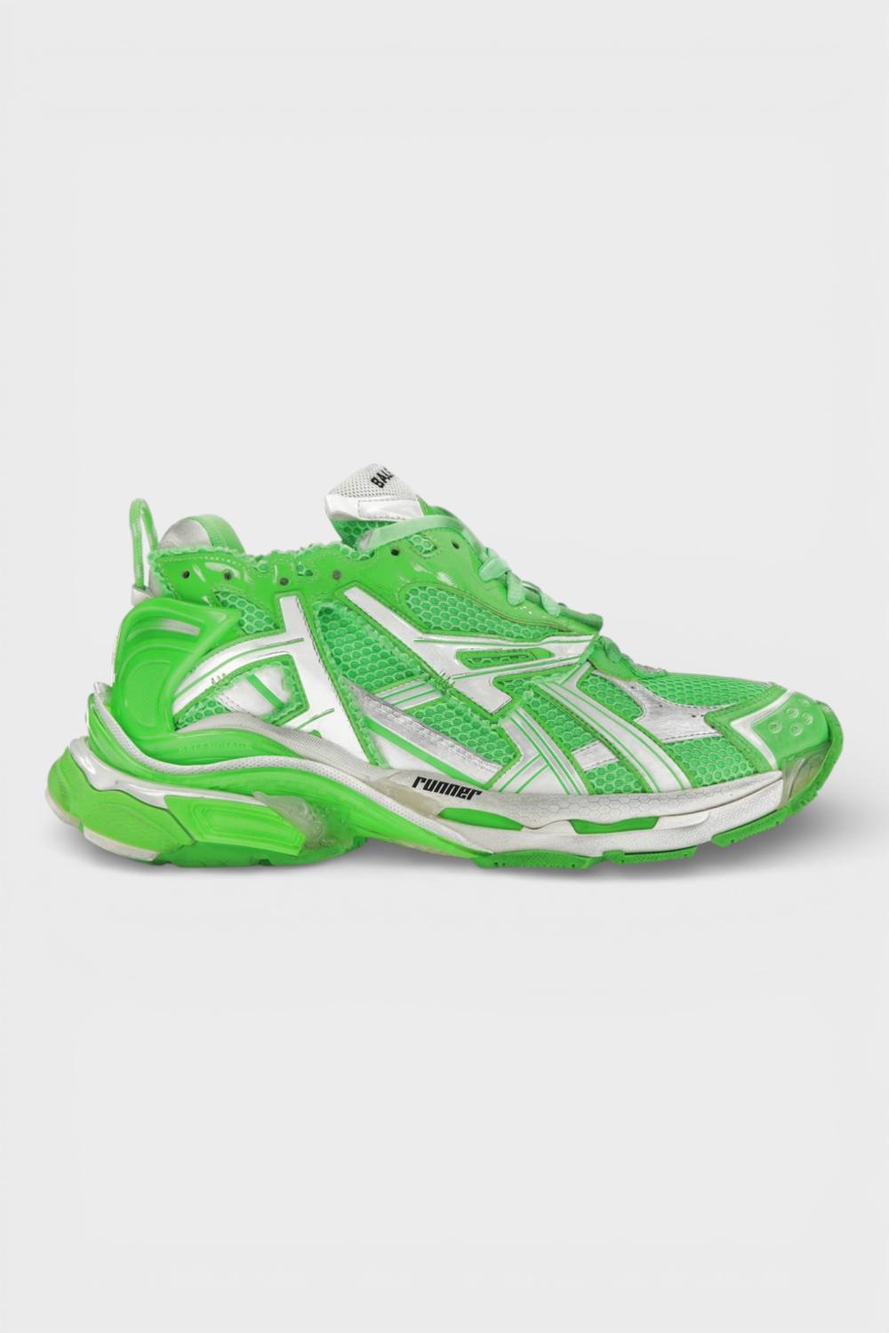 Balenciaga Runners Neon Green White | Size: 7