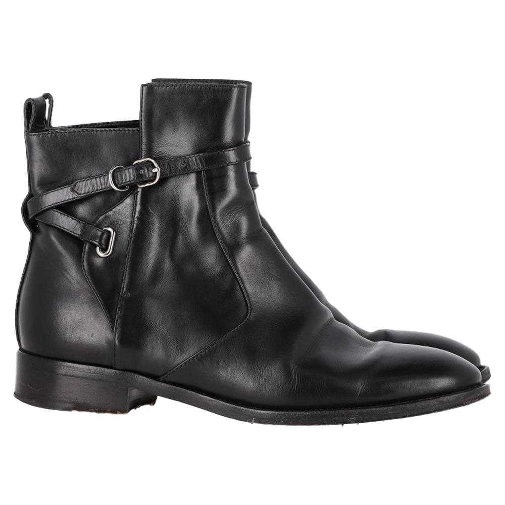 Balenciaga Women's Preloved Papier Chelsea Ankle Boots in Black | Size: 4.5