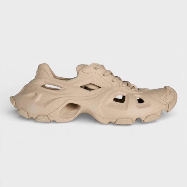 Balenciaga Women's HD Caged Lace Up Sneakers Taupe | Size: 7