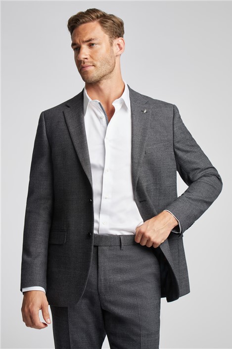 Ted Baker Slim Fit Charcoal Grey Semi Plain Men's Suit Jacket