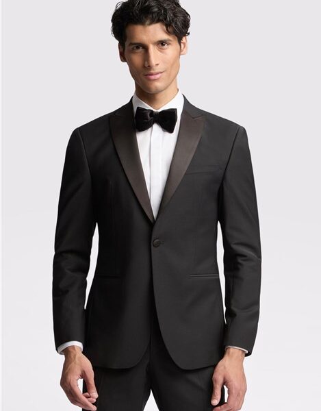 Ted Baker Slim Fit Black Tuxedo Men's Suit Jacket