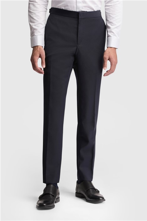 Ted Baker Slim Fit Navy Blue Tuxedo Men's Trousers