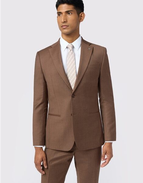 Ted Baker Slim Fit Eliot Sunbaked Flannel Men's Suit Jacket