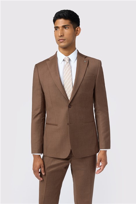 Ted Baker Slim Fit Eliot Sunbaked Flannel Men's Suit Jacket